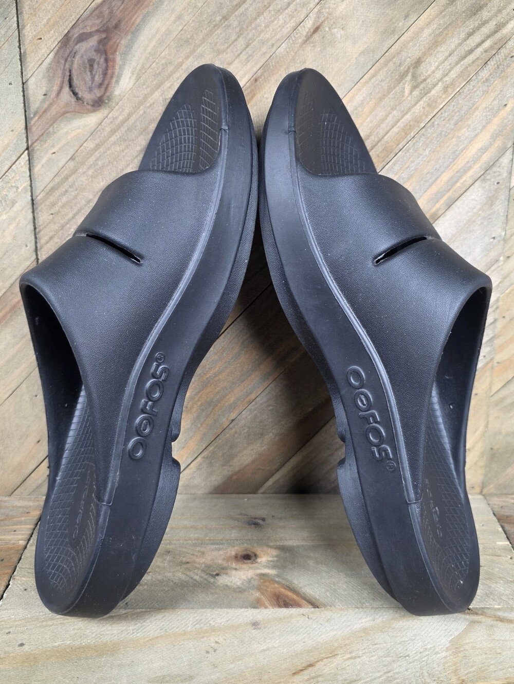 Oofos OOahh Recovery Slides Mens Comfort Sandals Size 11 Black Womens 13 - Picture 6 of 9
